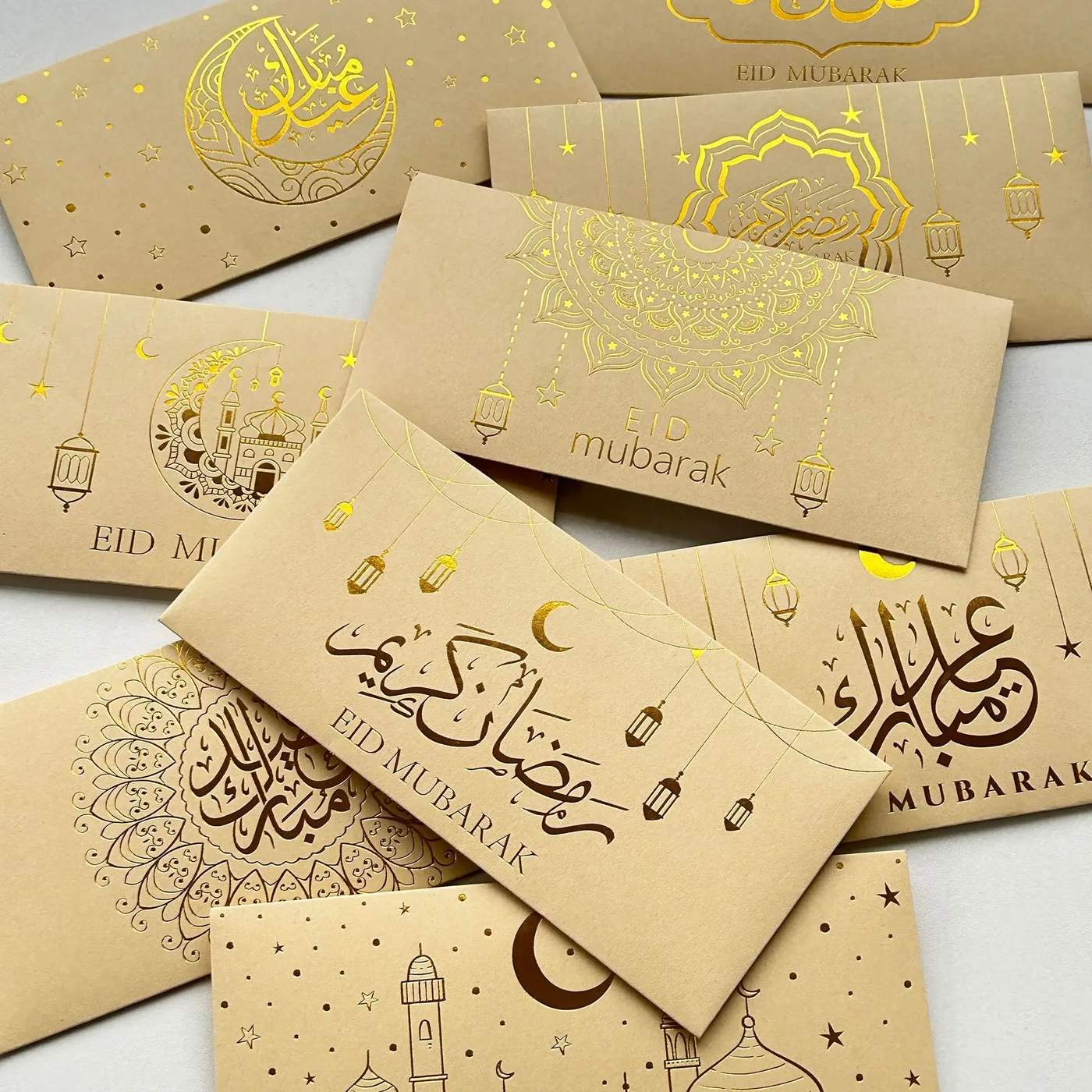 Lot-de-9-enveloppes-dorees-de-lAid-picture-1