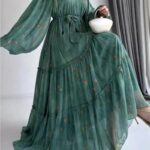 Robe-arabe-en-mousseline-a-volants-picture-5
