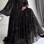 Robe-arabe-en-mousseline-a-volants-picture-8