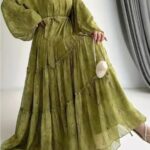Robe-arabe-en-mousseline-a-volants-picture-9