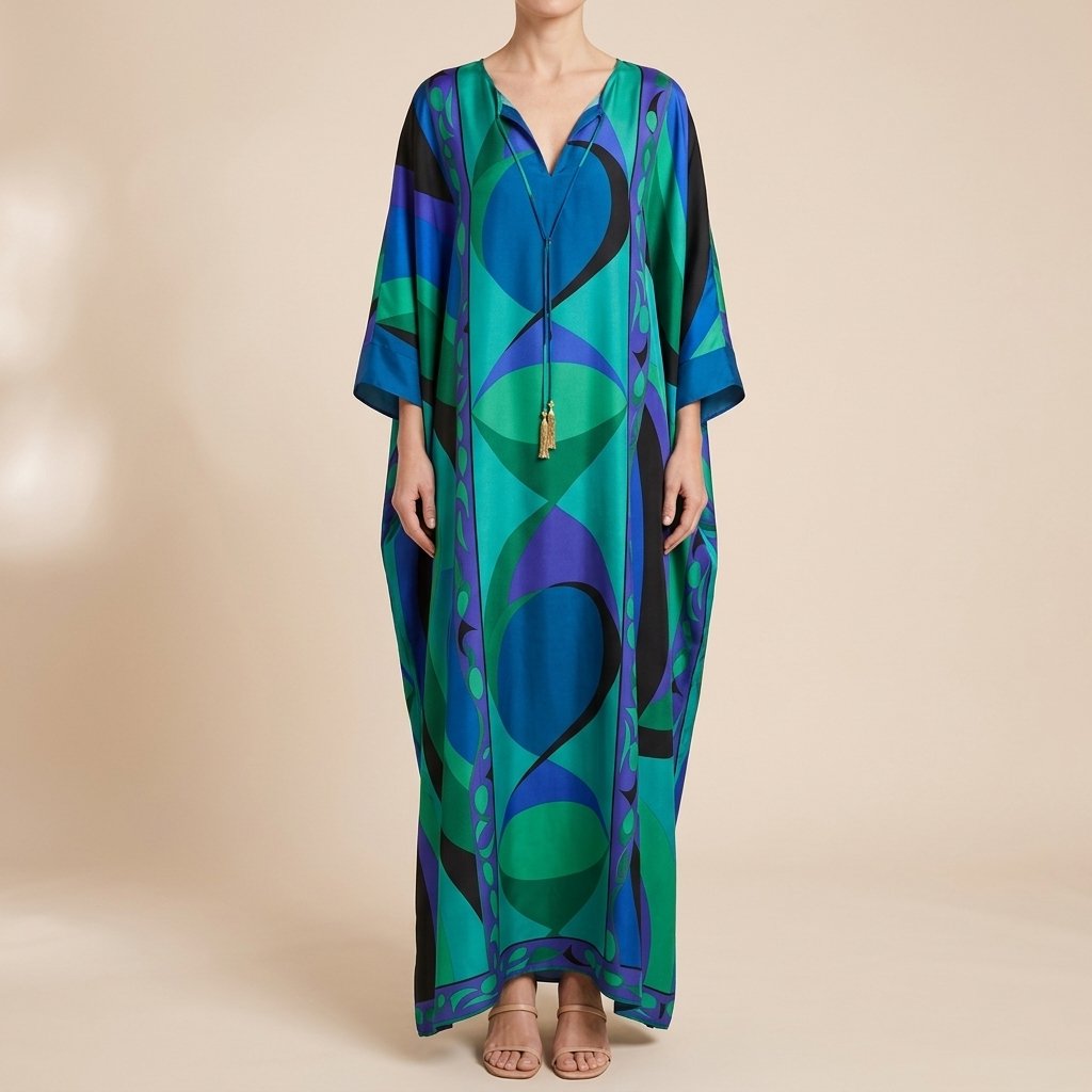 Robe-caftan-longue-fleurie-boheme-miniature