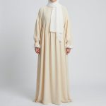 Robe-de-priere-avec-voile-manches-bouffantes-picture-4315