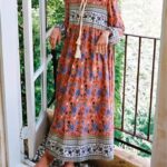 Robe-longue-boheme-a-pompons-picture-2-1