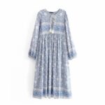 Robe-longue-boheme-a-pompons-picture-4
