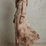 Robe-longue-femme-a-manches-bouffantes-picture-3-1