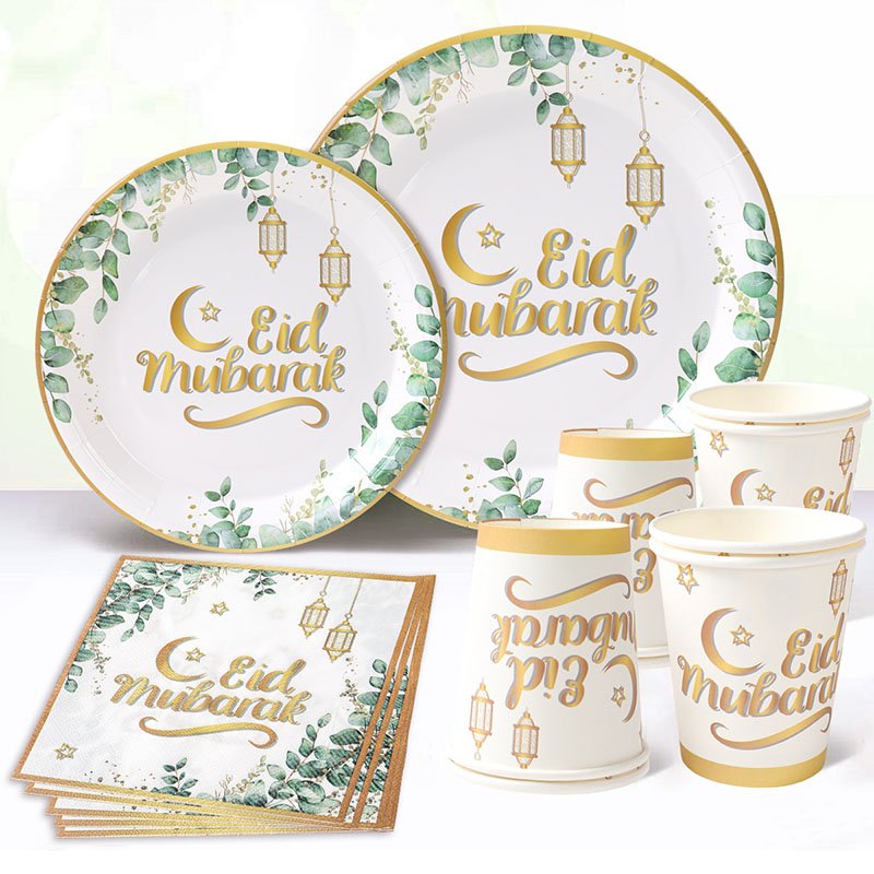 Vaisselle-jetable-Eid-Mubarak-eucalyptus-picture-6