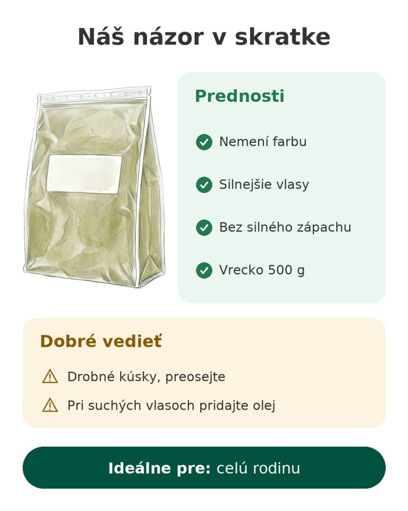 Náš názor v skratke na bezfarebnú hennu 500 g – prednosti, na čo si dať pozor a pre koho je