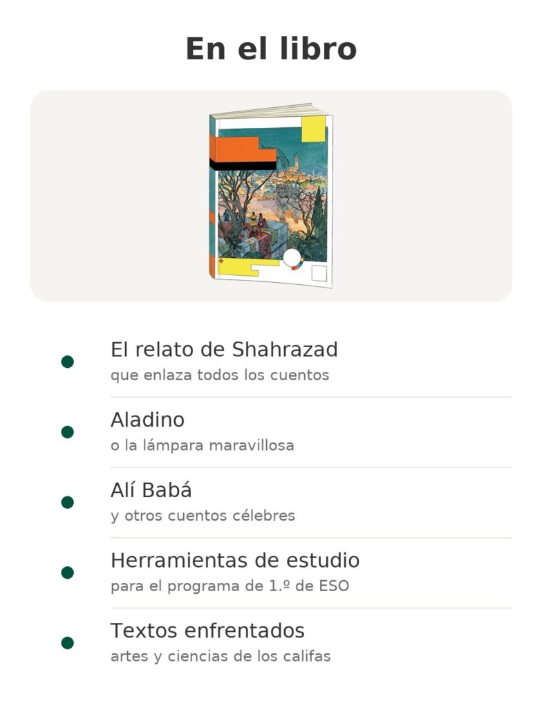 En el libro: El relato de Shahrazad, Aladino, Alí Babá