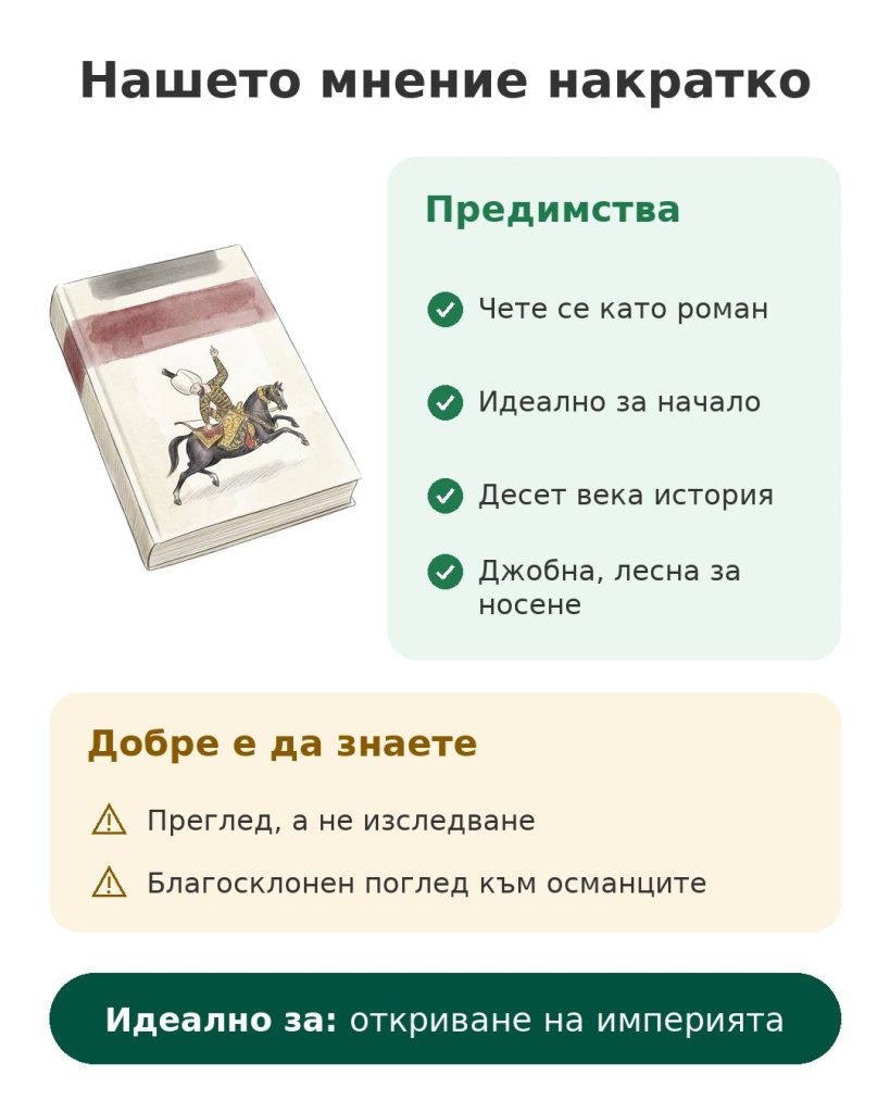 Нашето мнение накратко за джобната книга за историята на Османската империя