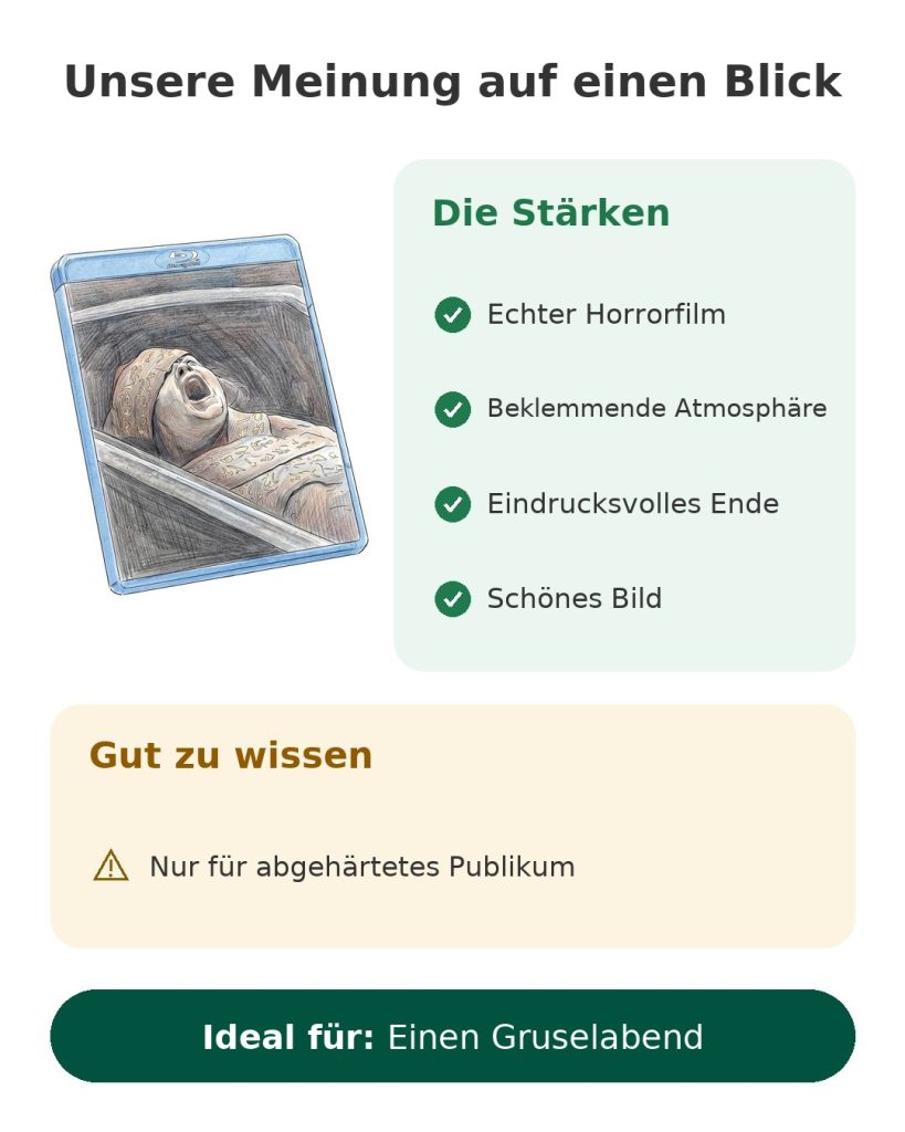 Unsere Meinung auf einen Blick: Blu-ray Das Erwachen der Mumie, Horrorfilm mit beklemmender Atmosphäre