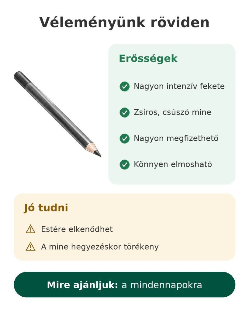 Véleményünk röviden: Essence Kajal Pencil, megfizethető kajalceruza nagyon intenzív fekete színnel