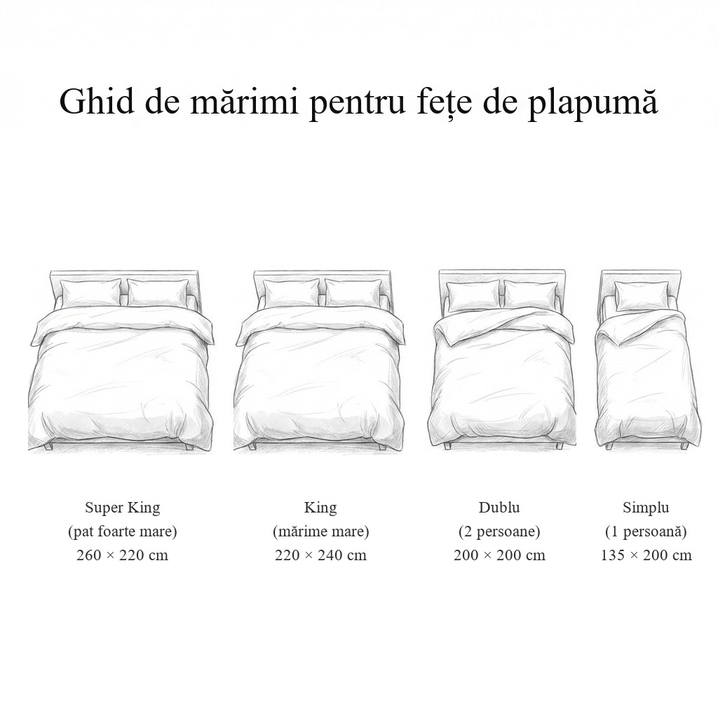 Ghid de mărimi pentru husele de pilotă