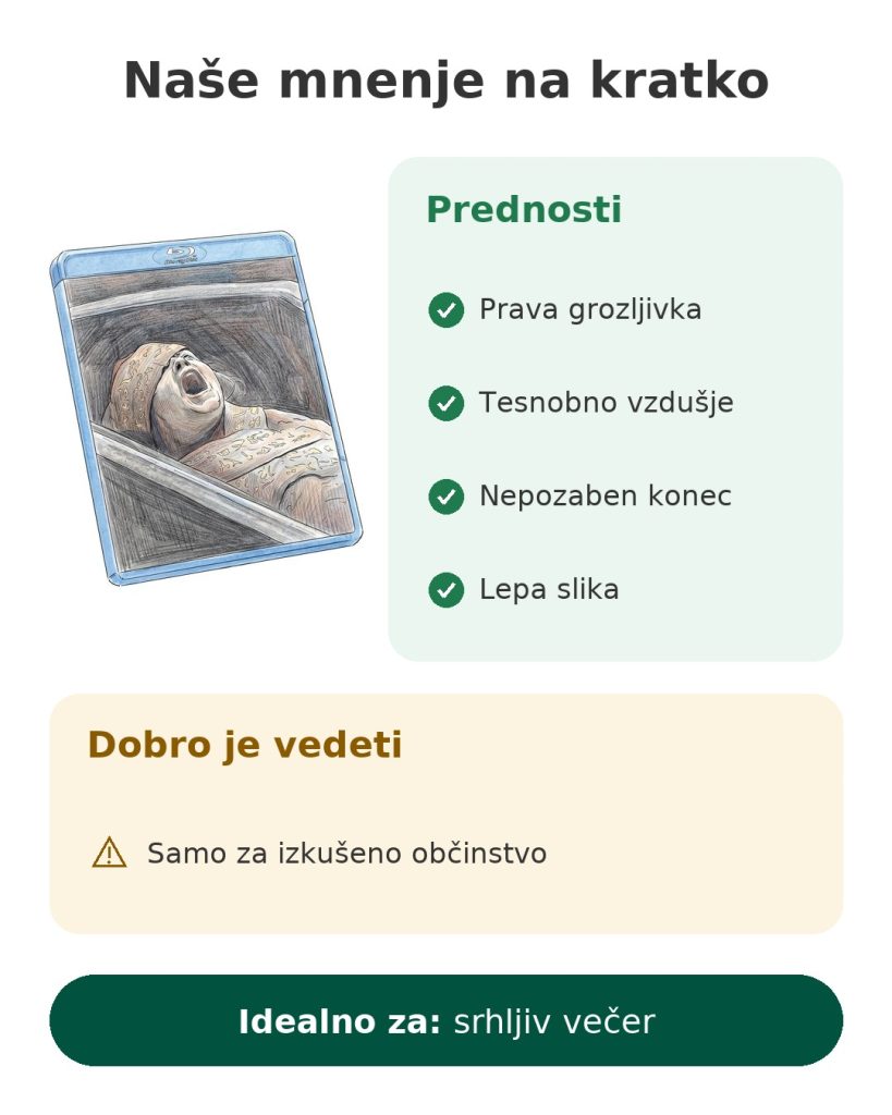 Prebujenje mumije Leeja Cronina na Blu-rayu Naše mnenje na kratko o grozljivko Le Réveil de la momie na Blu-rayu