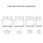 Guida alle taglie dei copripiumini