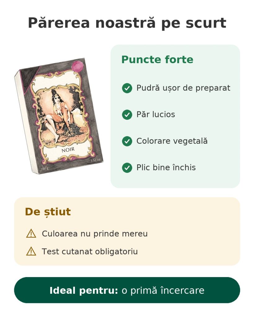 Părerea noastră pe scurt despre pudra de henna neagră de 100 g, ușor de preparat, pentru păr lucios