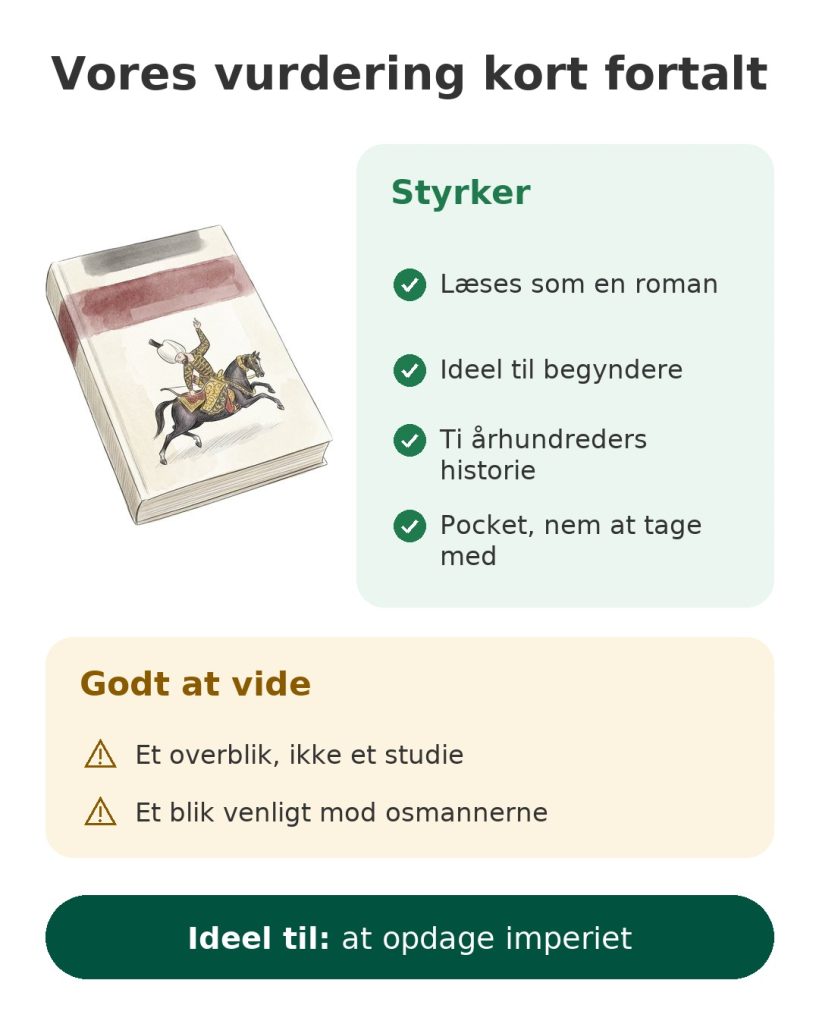 Bogen Istanbuls divan om Det Osmanniske Rige Vores vurdering kort fortalt af historiebogen om Osmannerriget i pocketformat