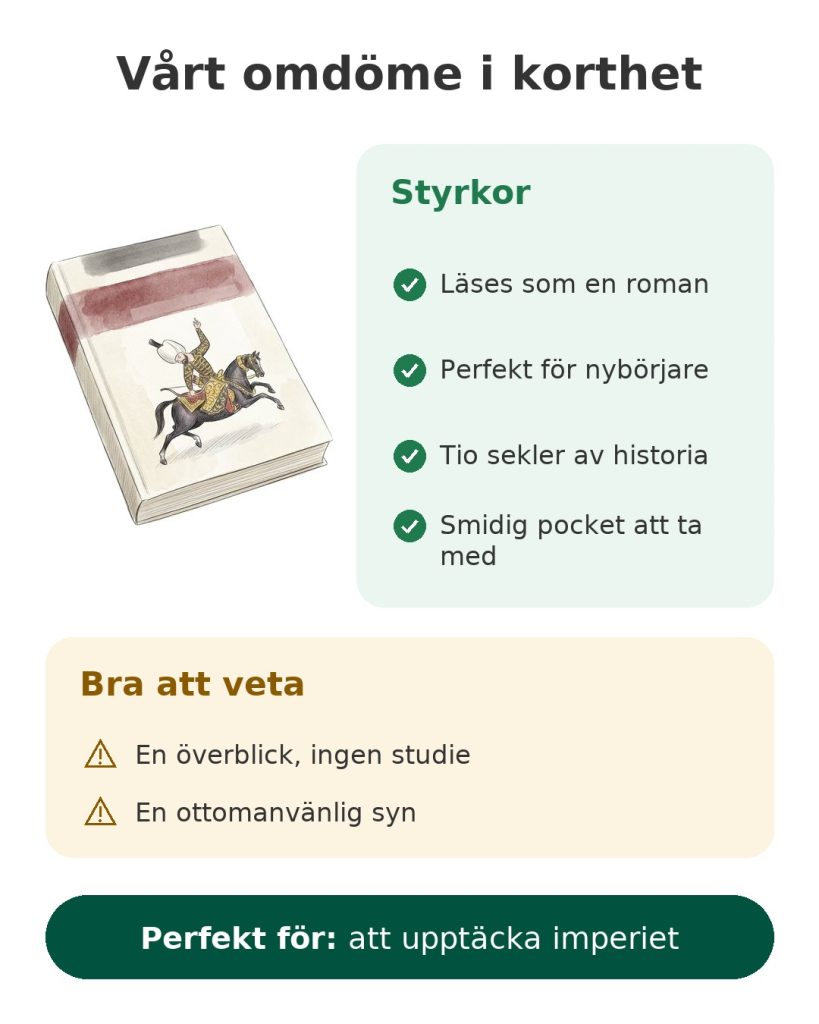 Vårt omdöme i korthet om historieboken om Osmanska riket i pocketformat
