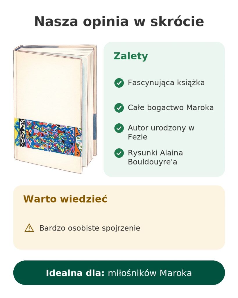 Nasza opinia w skrócie o książce o Maroku z rysunkami Alaina Bouldouyre'a