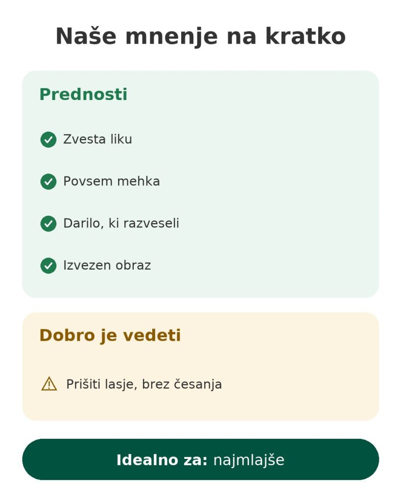 Naše mnenje na kratko o mehki lutki princese Jasmine – prednosti, kaj morate vedeti in za koga je