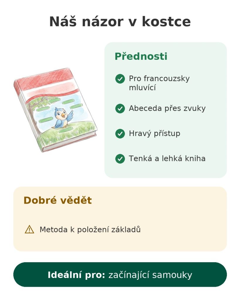 Náš názor v kostce na metodu k naučení arabské abecedy pro francouzsky mluvící