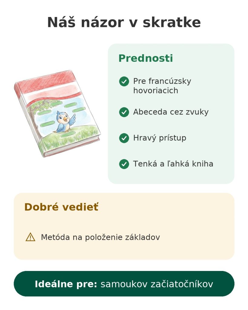 Náš názor v skratke na metódu učenia arabskej abecedy pre francúzsky hovoriacich