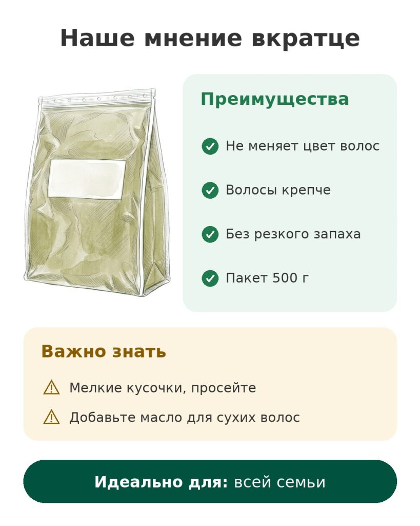 Бесцветная хна SALA в порошке, 500 г Наше мнение вкратце о нейтральной хне в пакете 500 г