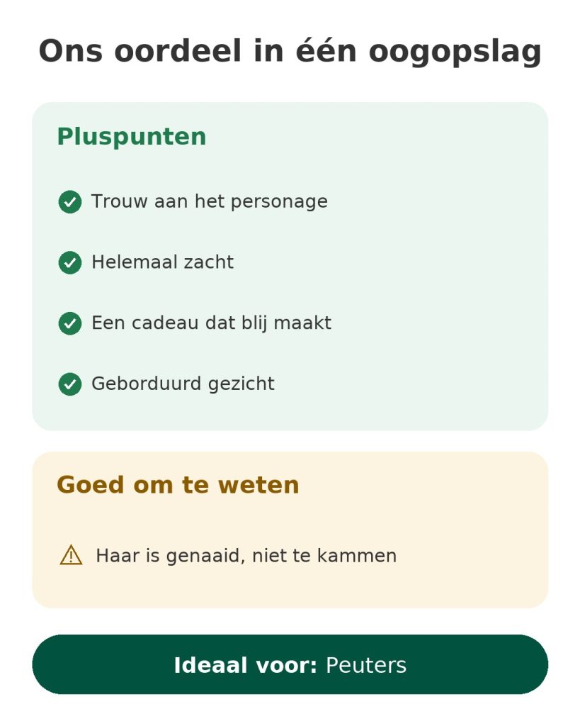 Ons oordeel in één oogopslag over de pop van prinses Jasmine: pluspunten, goed om te weten en ideaal voor peuters