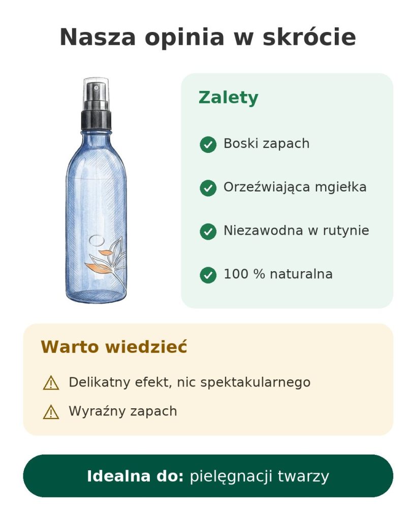 Woda kwiatowa z kwiatu pomarańczy Melvita Nasza opinia w skrócie o wodzie kwiatowej z kwiatu pomarańczy w mgiełce: zalety i warto wiedzieć