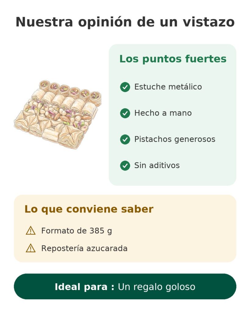 Nuestra opinión de un vistazo: Un regalo goloso