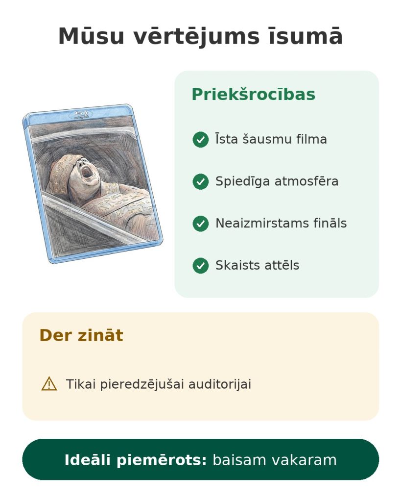 Mūsu vērtējums īsumā par šausmu filmu Le Réveil de la momie Blu-ray formātā