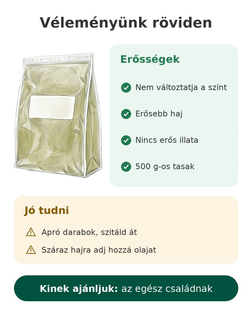 Véleményünk röviden: színtelen henna 500 g – erősségek, tudnivalók és ideális vásárlók