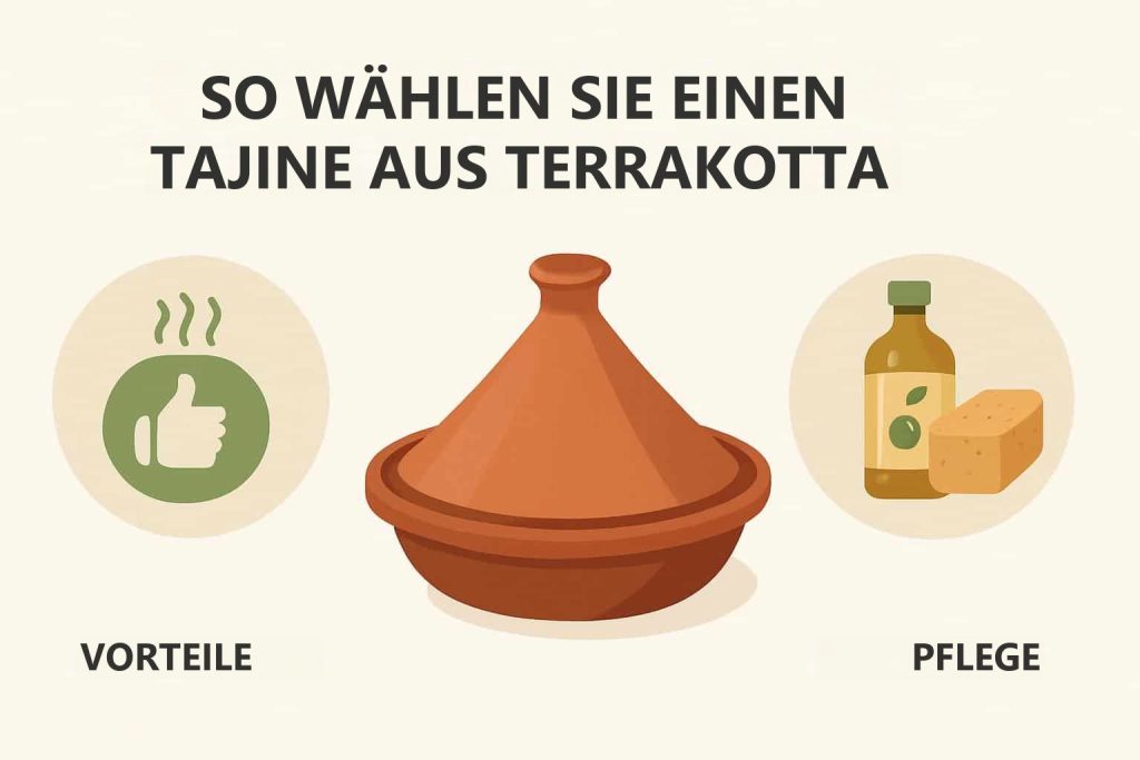 Tajine aus Ton auswählen: Vorteile und Pflege Ratgeber zur Wahl eines Tajine aus Terrakotta mit Vorteilen und Pflege