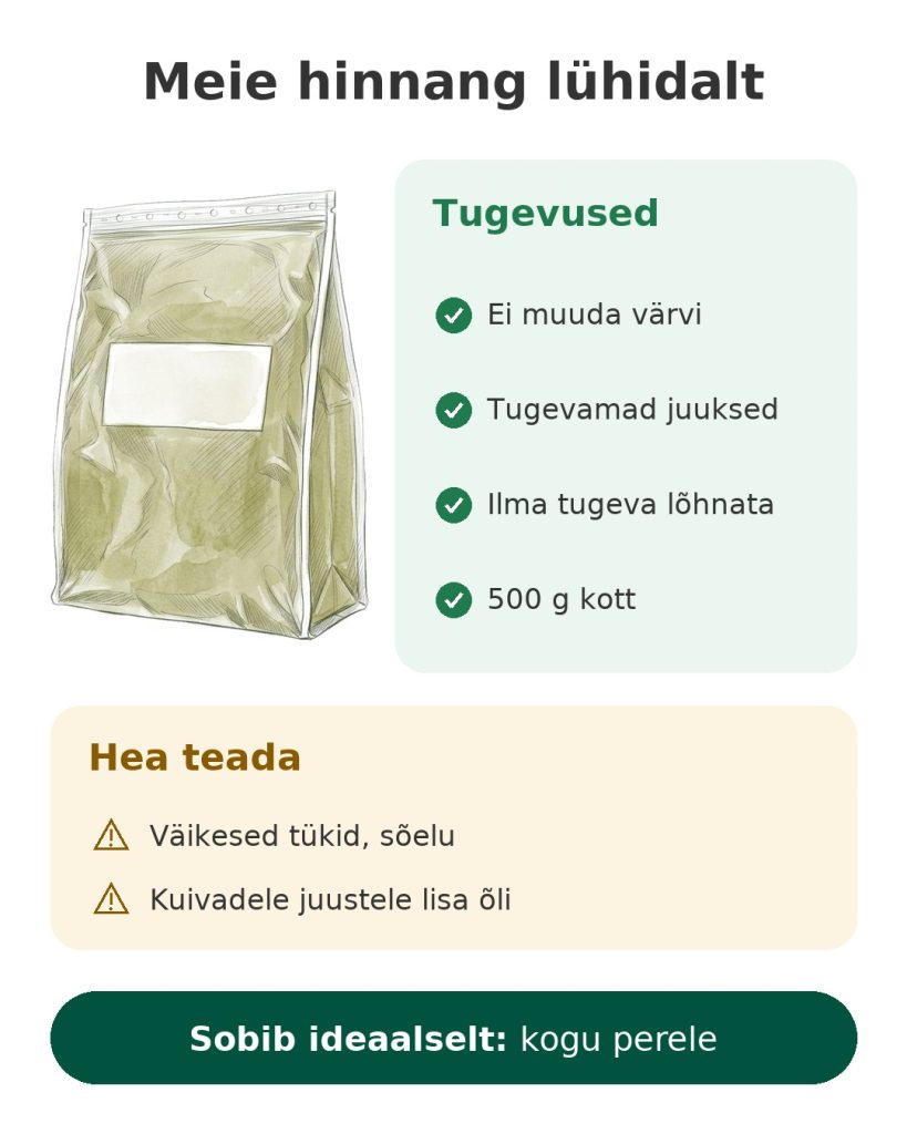 Meie hinnang lühidalt: värvitu henna 500 g – tugevused, teada-tähtis ja kellele sobib