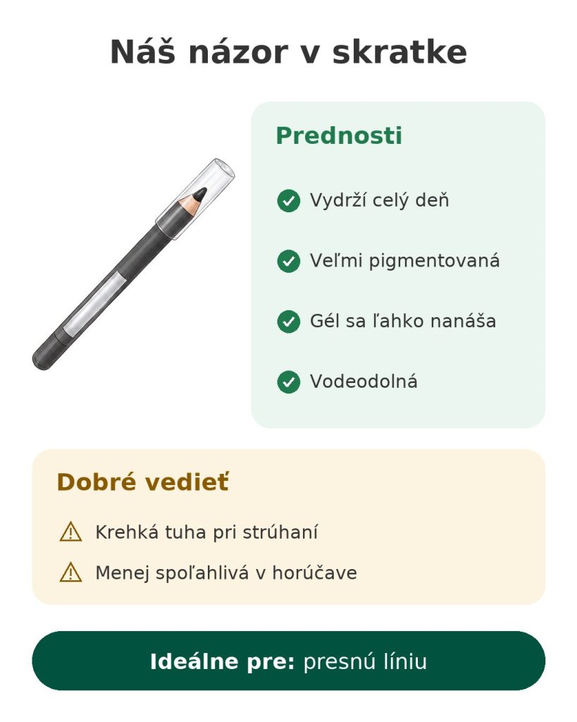 Vodeodolná ceruzka Maybelline Tattoo Liner Náš názor v skratke na vodeodolnú gélovú ceruzku Maybelline Tattoo Liner