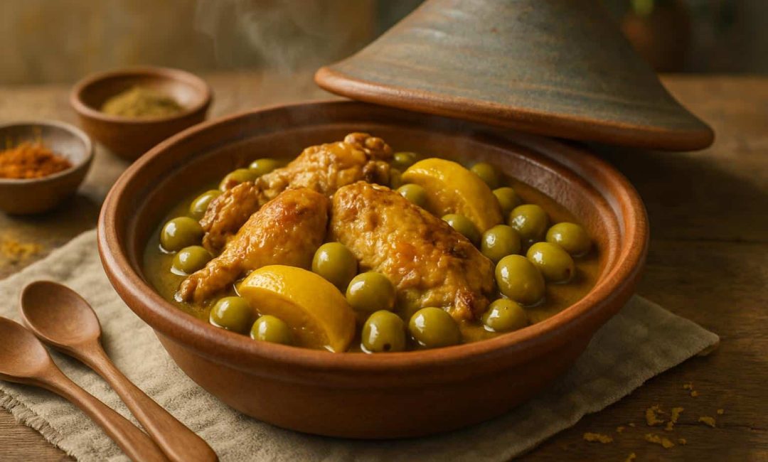 _recette de tajine de poulet aux olives-miniature